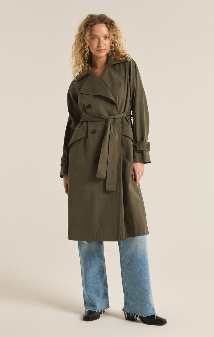 Monica | Long Sleeve Trench Coat